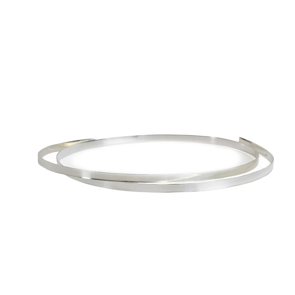 Wire & Sheet Metal Fine Silver 3.2mm, 28g Bezel Wire, 24" Length